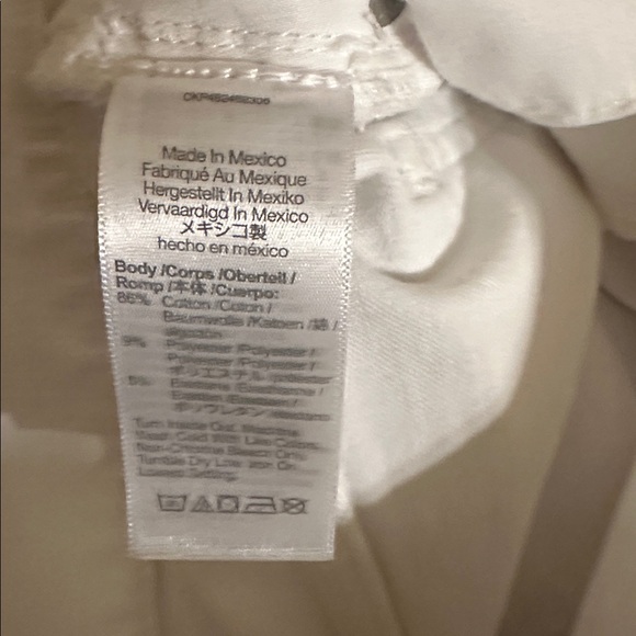 NWT Madewell White Mid-Rise Kick Out Jeans (24) - Picture 5 of 5